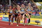 Laura Weightman and Hannah England in the 1500 metres, 2012 Samsung Diamond League, Birmingham.